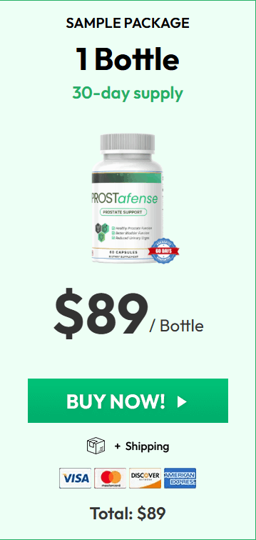 ProstAfense 1 bottle price